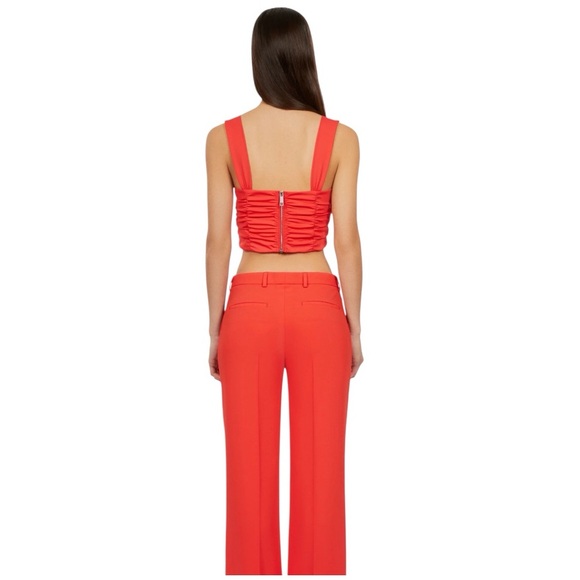 THE KOOPLES Red Trousers NWT size 36 FR & US is a 4 - Picture 2 of 16